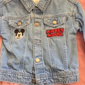 Disney Mickey Mouse Kids Jean Jacket - Light Blue